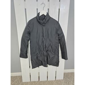 Crewcuts By J.Crew Down Puffer Coat Jacket High Neck Dark Grey Size 12 Winter